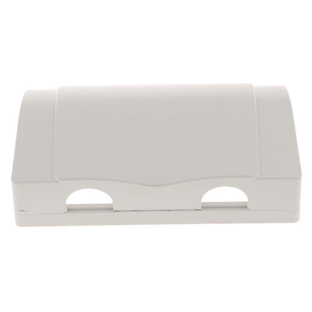 Plastic Waterproof Switch Cover Box Case Power Socket Protector White