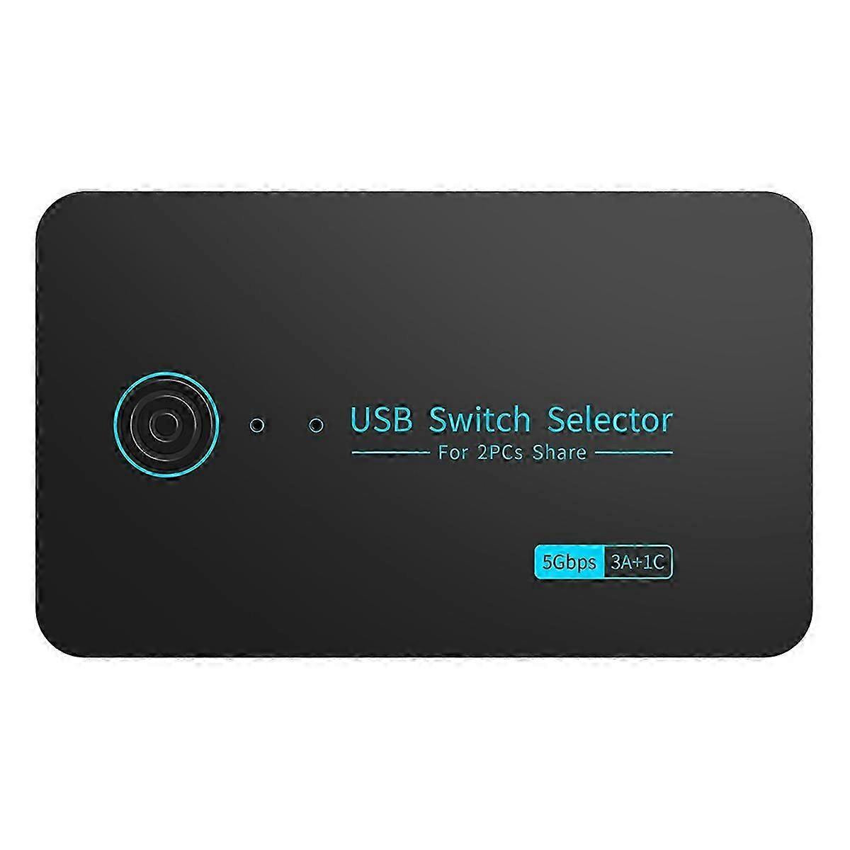 2-in-4-out USB3.0 KVM switch with typec converter HUB hub