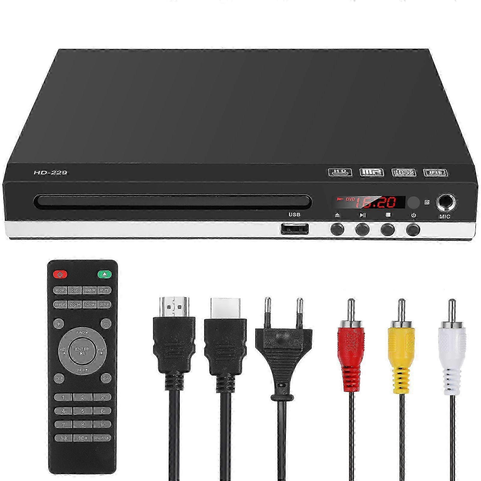 Dvd Player Dvd Cd Player For Video Player Stereo Cd Player Movie Player With EU Plug Home