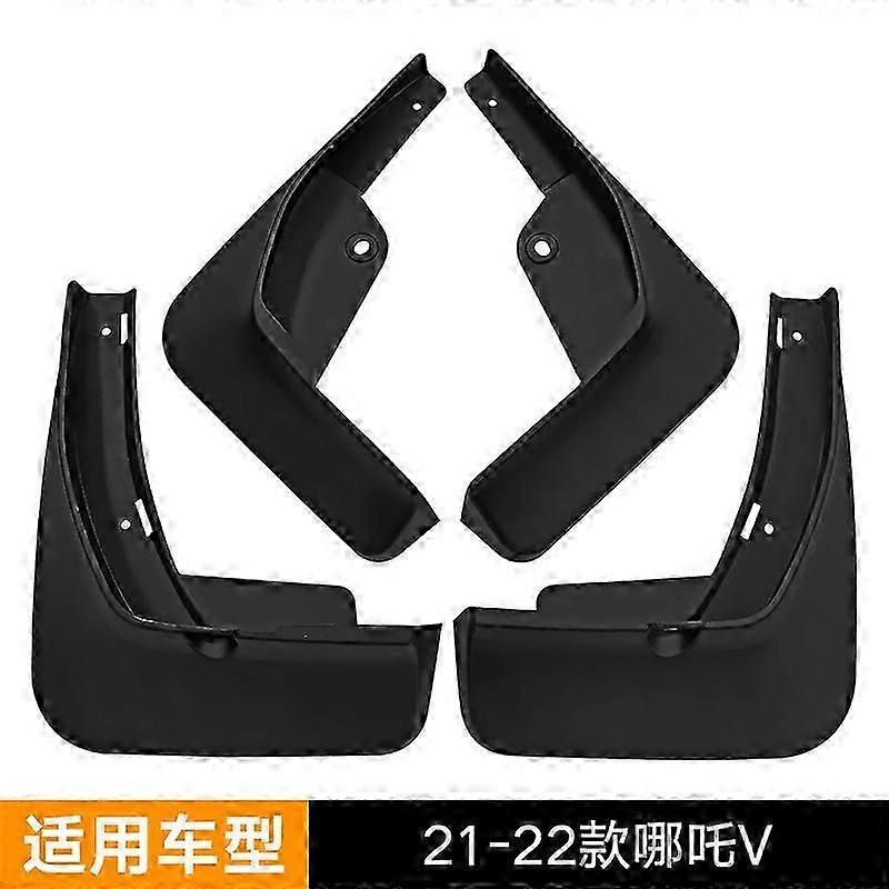 Applicable à Nezha Neta V 2021-2022 Pneu de voiture Fender Soft Rubber Splasher W