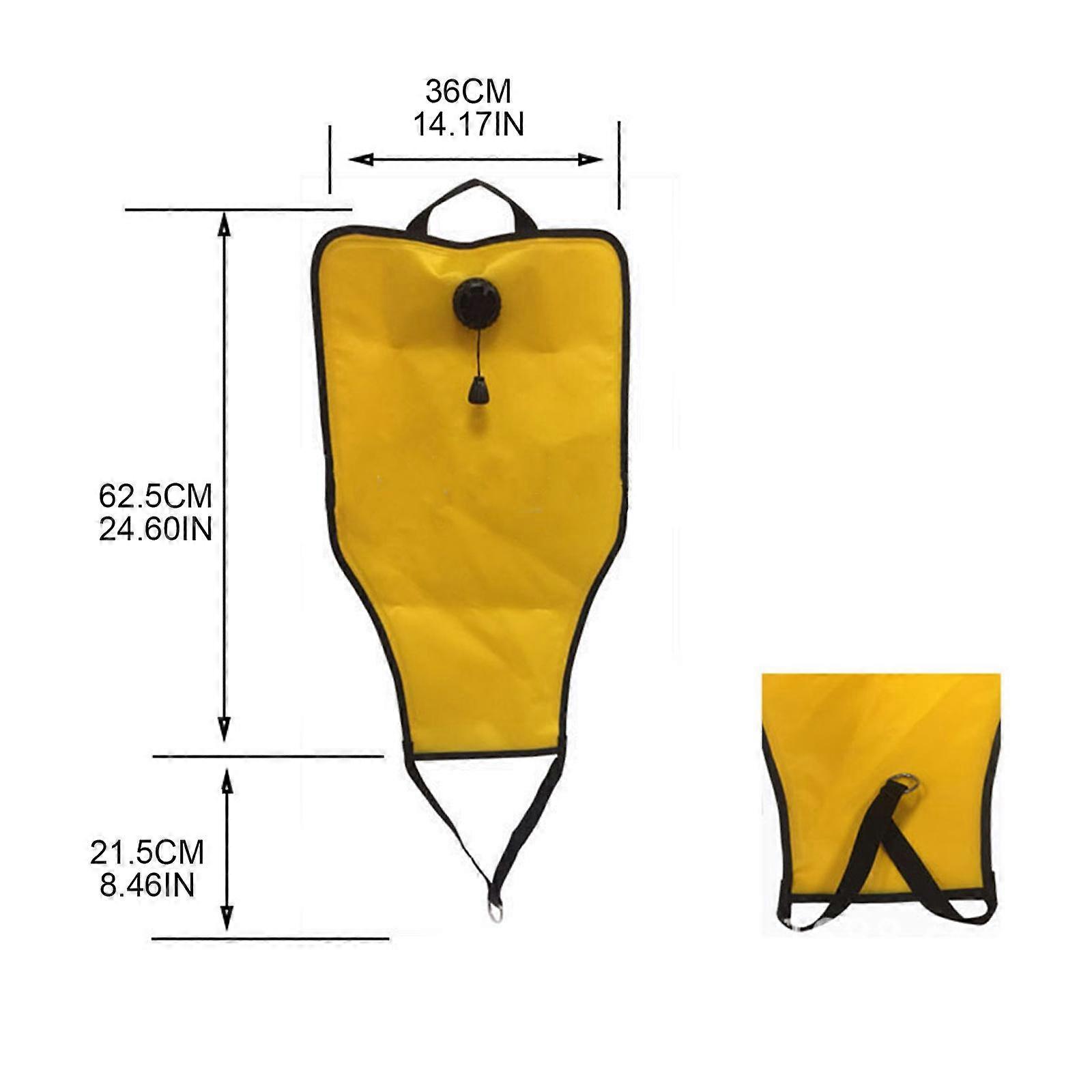 Saco de Elevação de Salvamento de Naufrágio 30 LBS com para Válvula Subaquática Mergulho Resgate Saco Multicolorido