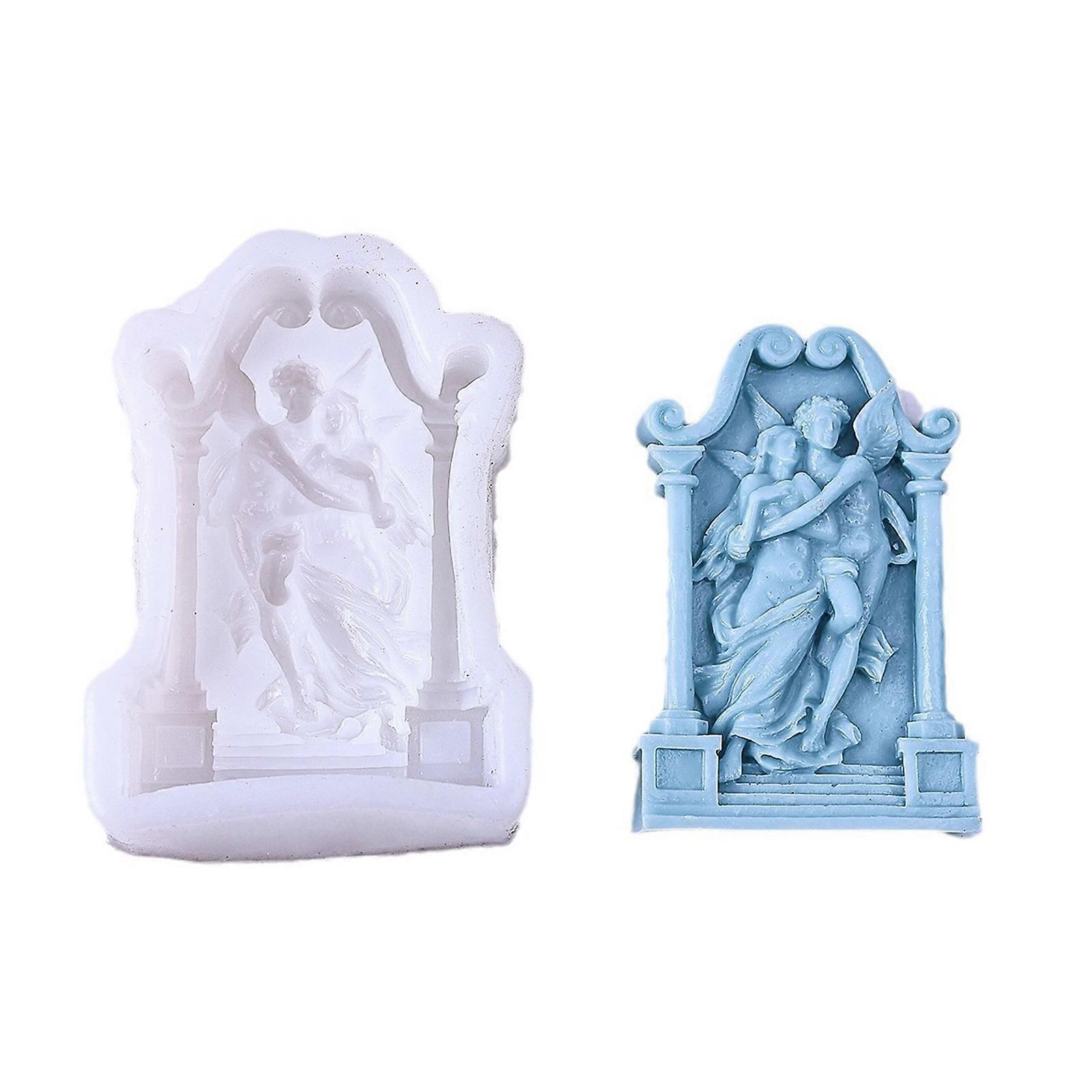 Figurine Statue Candle Molds for Hobbyist Making Candle Soap Room Decorations DIY Craft Multicolor