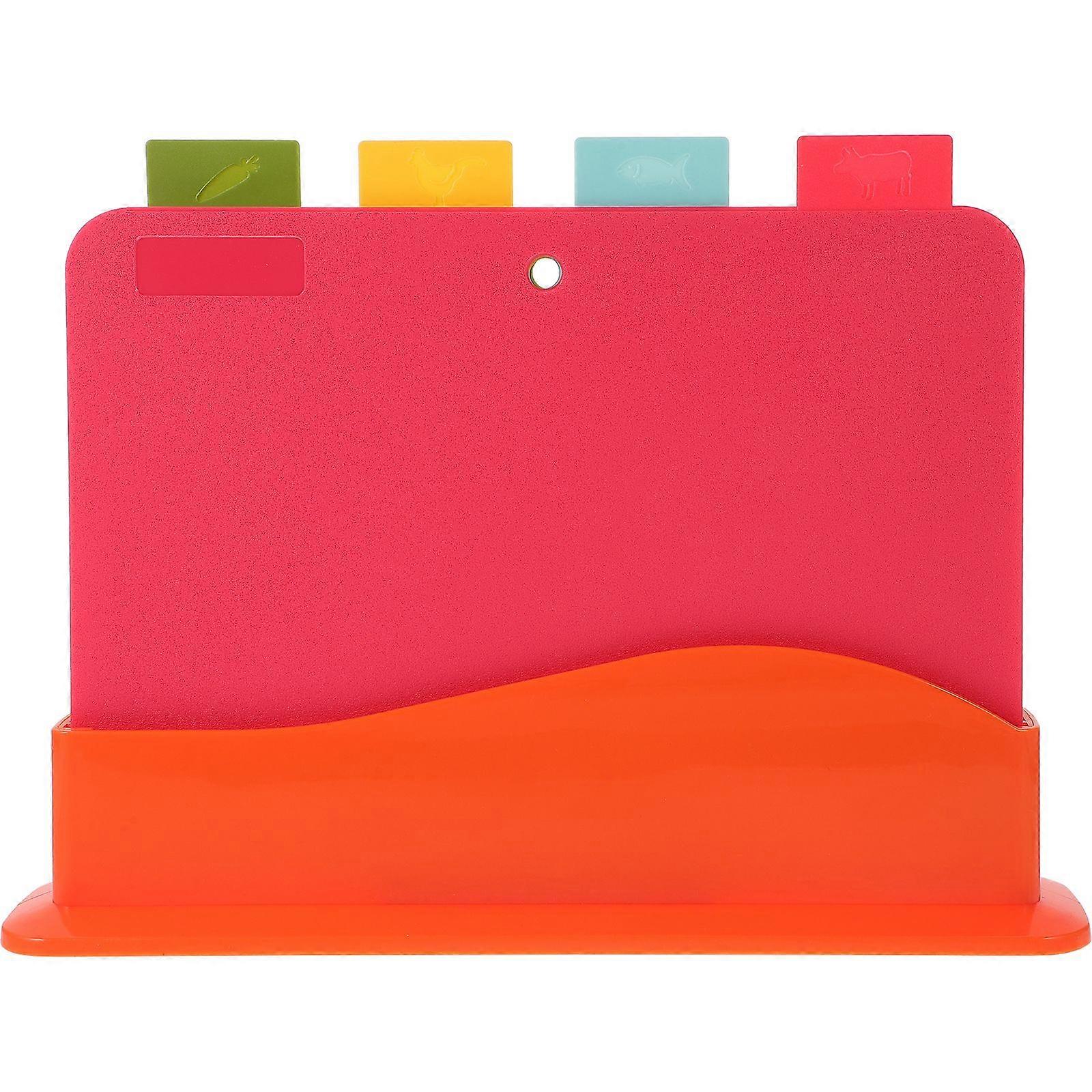 4Pcs Multifunctional Cutting Boards Plastic Chopping Board Kitchen Utensil