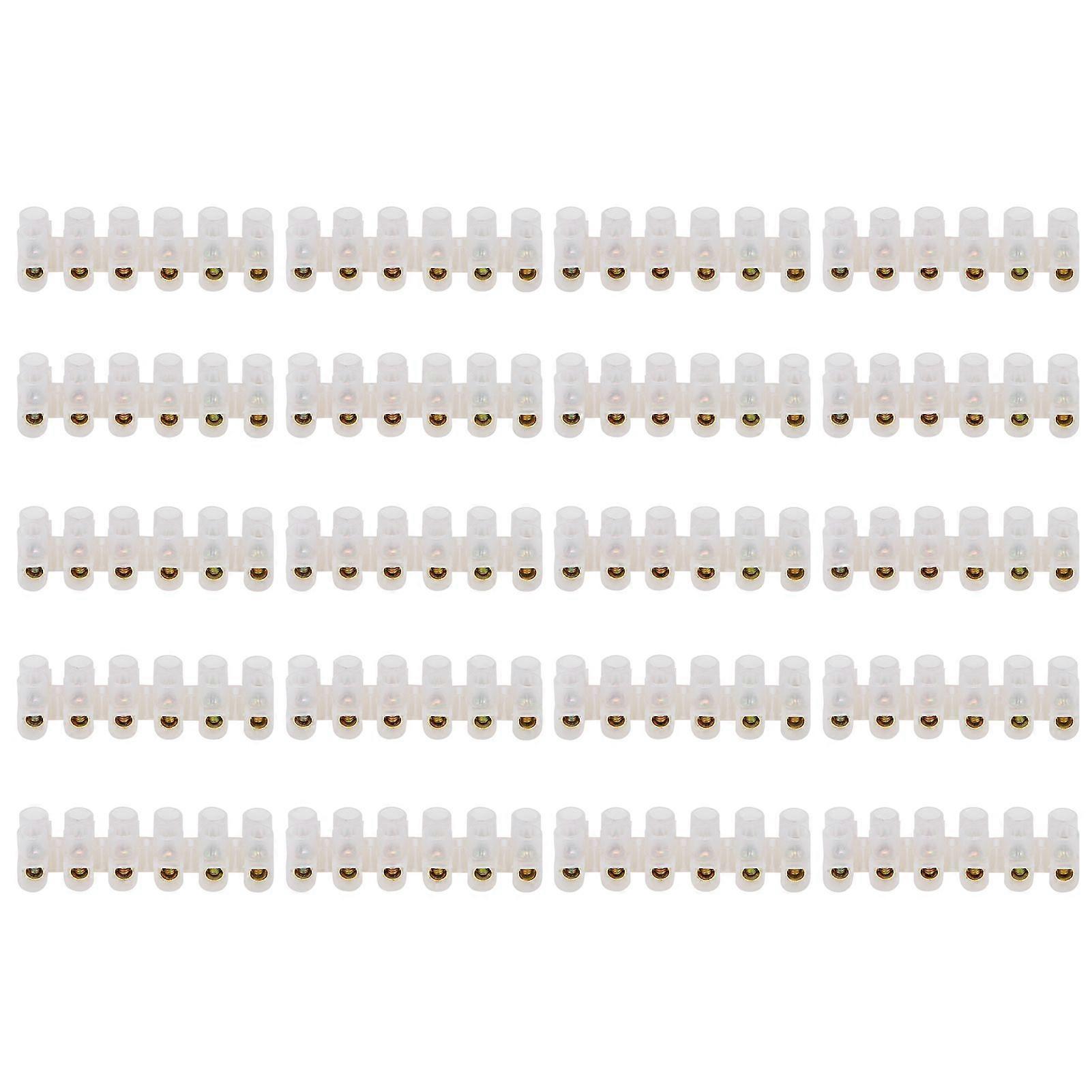 High quality  20pcs 20A flame retardant terminal block through-type terminal