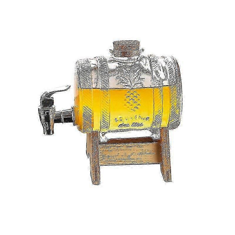 Blyfri tunnformad glaswhiskykaraff