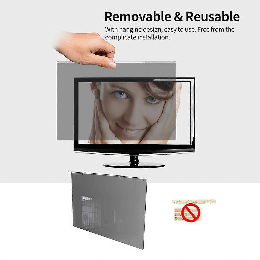 Widescreen Monitor Hanging Privacy Screen Filter Anti UV Film High-transmittance Eye Protection Film for 23-24'' Desktop Monitor