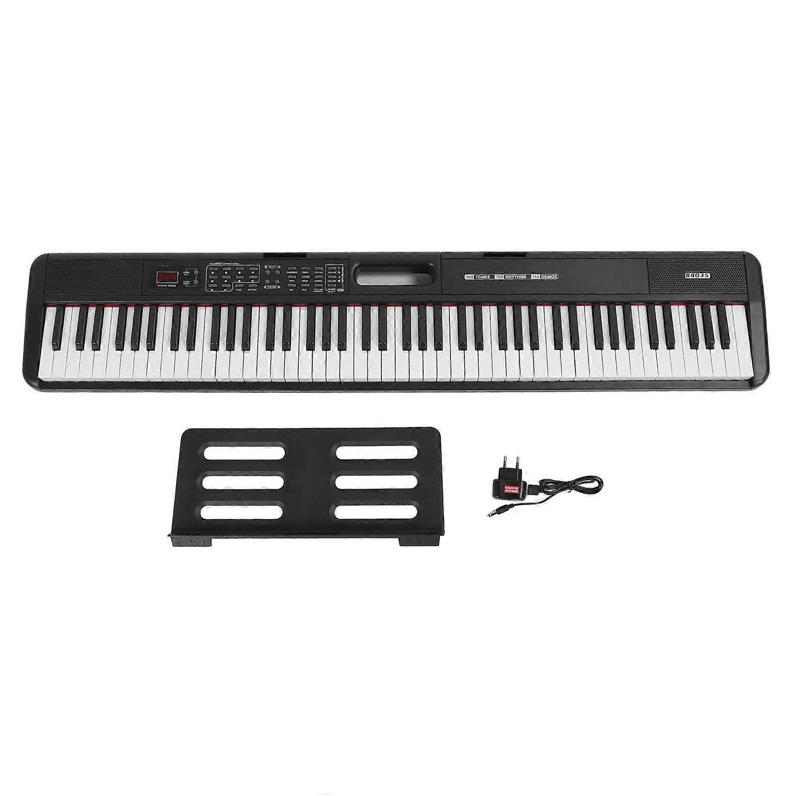 Clavier de piano 88 touches, 900 timbres, 700 rythmes, 110 morceaux de démonstration, kit de clavier électrique portable, prise UE
