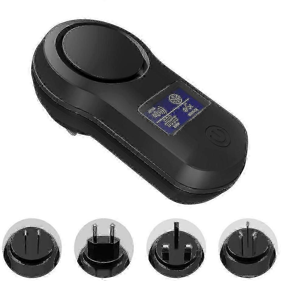 Ultrasonic Pest Repeller With Working Status Monitor Lcd Screen Electronic Mice Repellent Insect Con