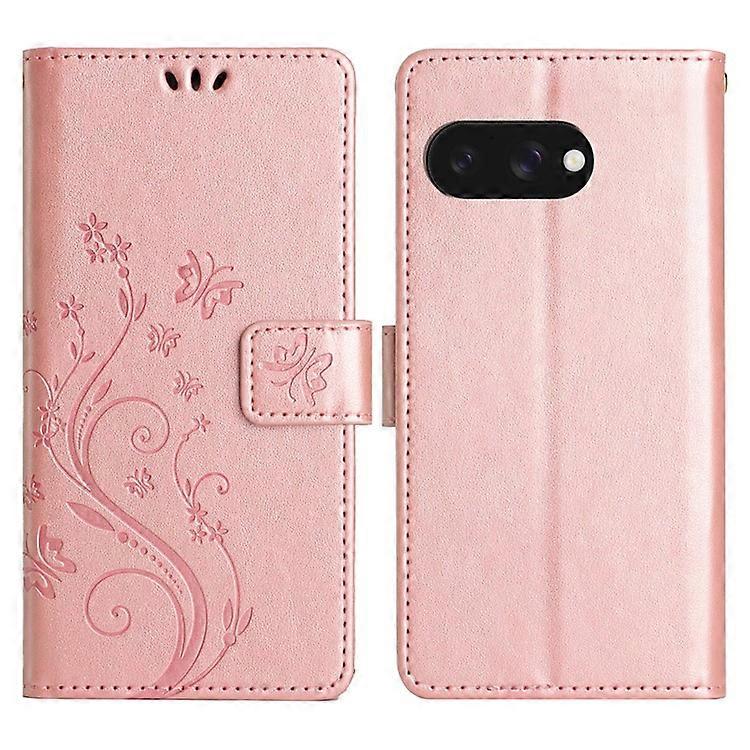 Compatible For Google Pixel 9a Case PU Leather Phone Wallet Cover with Strap