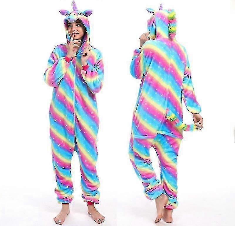 القفز النمر كم طويل Onesie الرجال النساء الفانيلا الدافئة الباندا بيجامة قطعة واحدة الكبار بيجاما الحيوانات Onesies