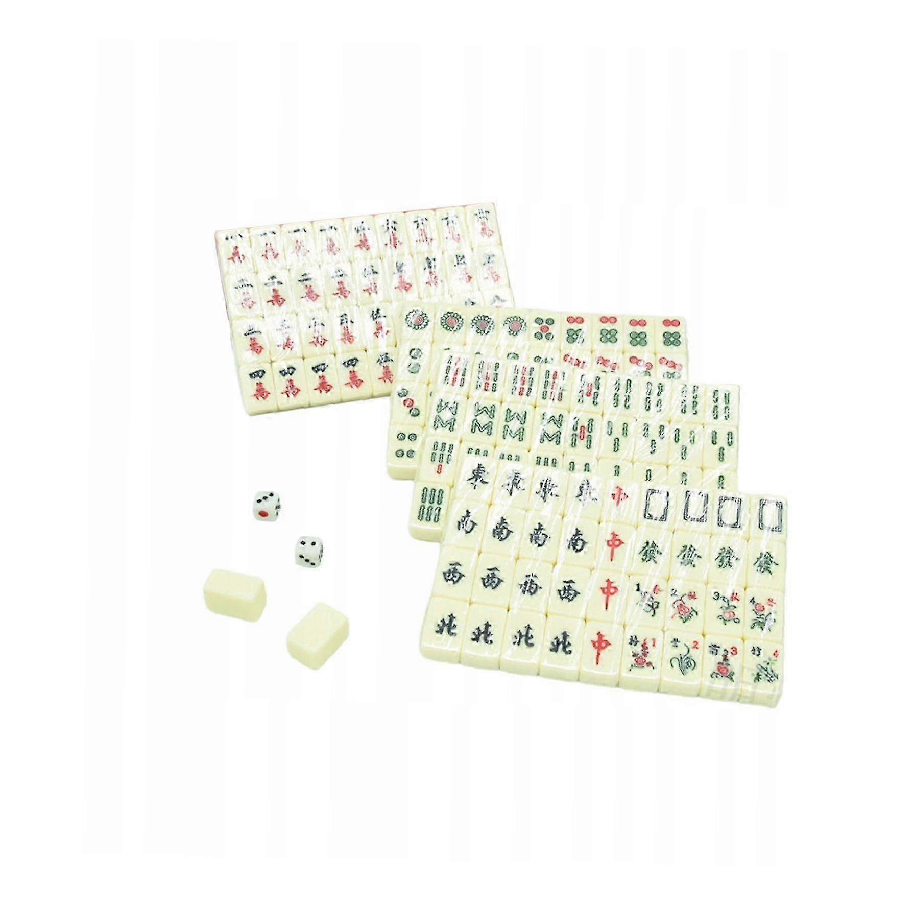 2025 Chinese Mahjong Game Set Gifts Small Tiles