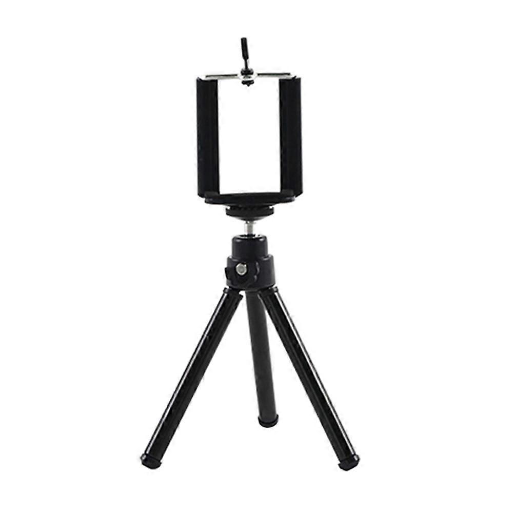 Compact Retractable Mini Phone Tripod with Telescopic Stand for Smartphones and Digital Cameras – Stable Photography with Reliable Grip Pads – Black