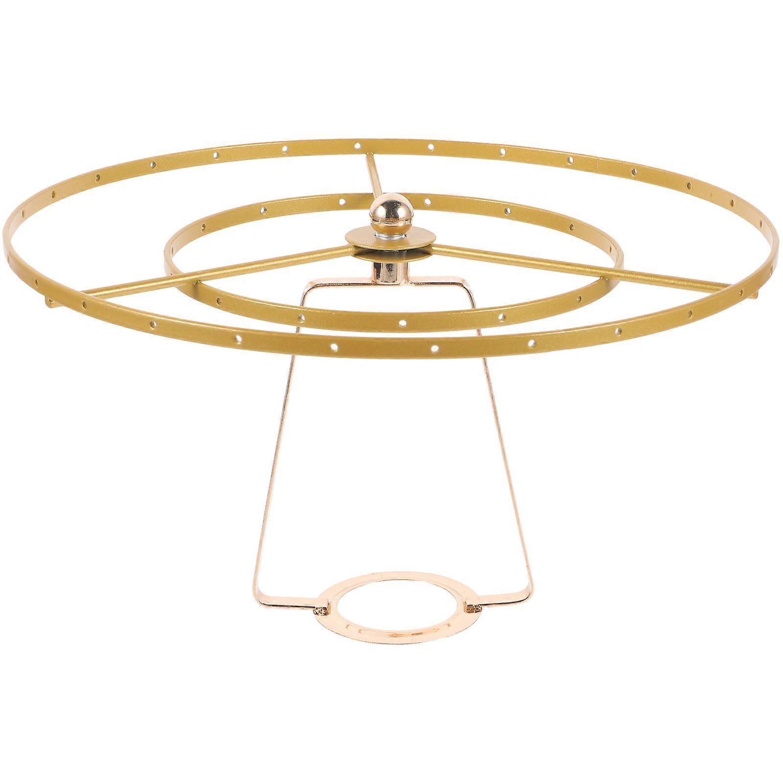 Lampshade Metal Frame Reasonable Design for Diy Projects Contemporary Style 14x9.5x6cm 1 Set