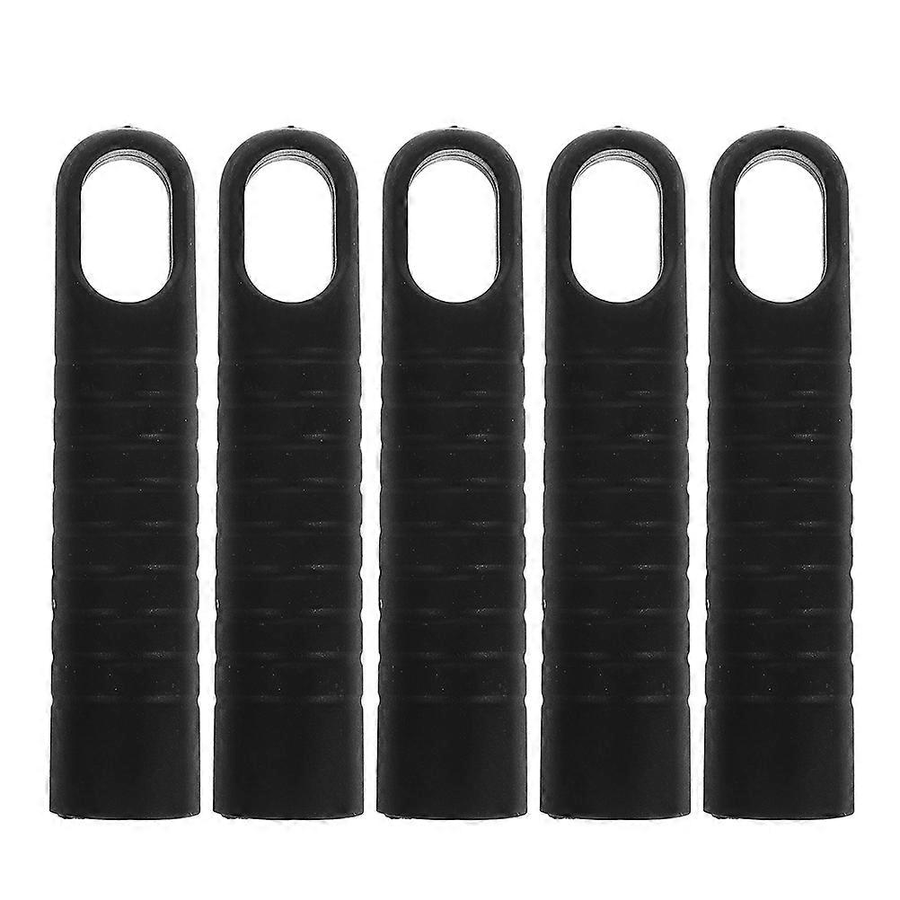 Mop Handle End Cap Broom Handle Grip Commercial Cleaning Durable Black 5Pcs