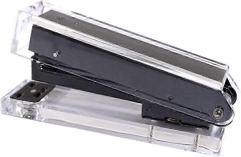 Clear Black Acrylic Stapler Desktop Accessory for Standard Staples