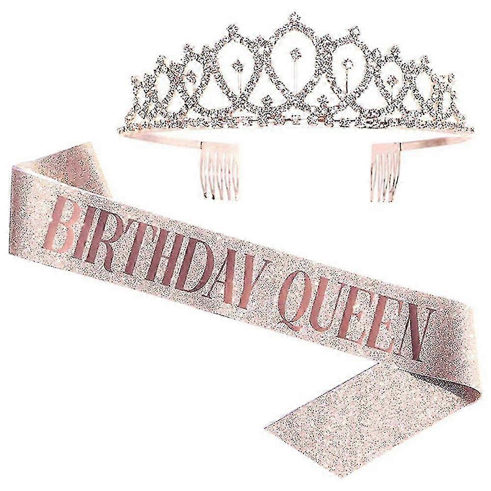 Birthday Party Tiara And Shoulder Strap Set