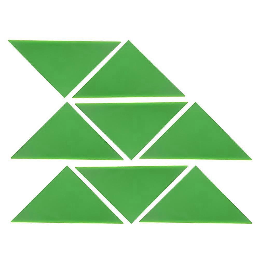 Foosball Table Plastic Protective Anti-Scratch Easy to Clean Triangle Shape 8Pcs