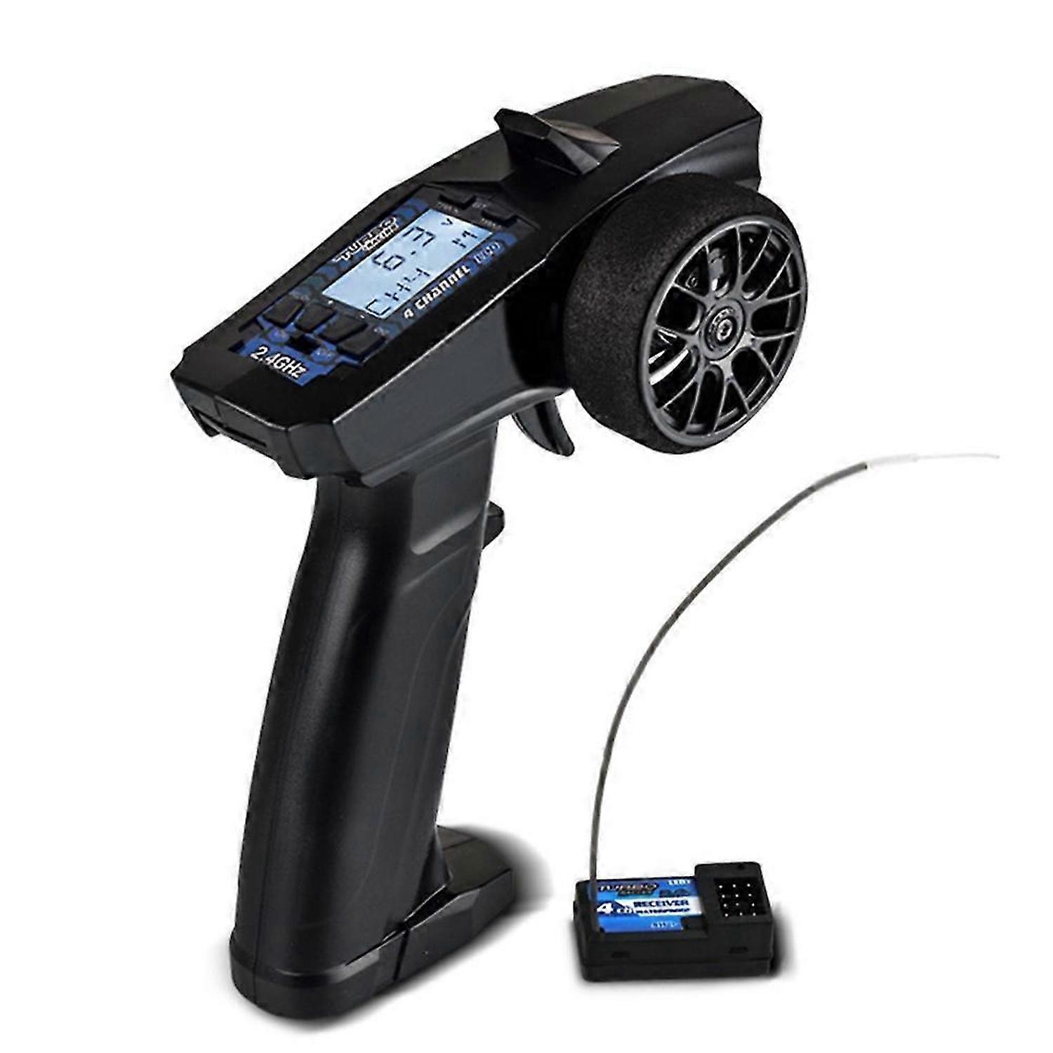 Turbo Racing 2.4G 4CH Remote System Lcd Display Radio mitter Remote Control with Receiver for R