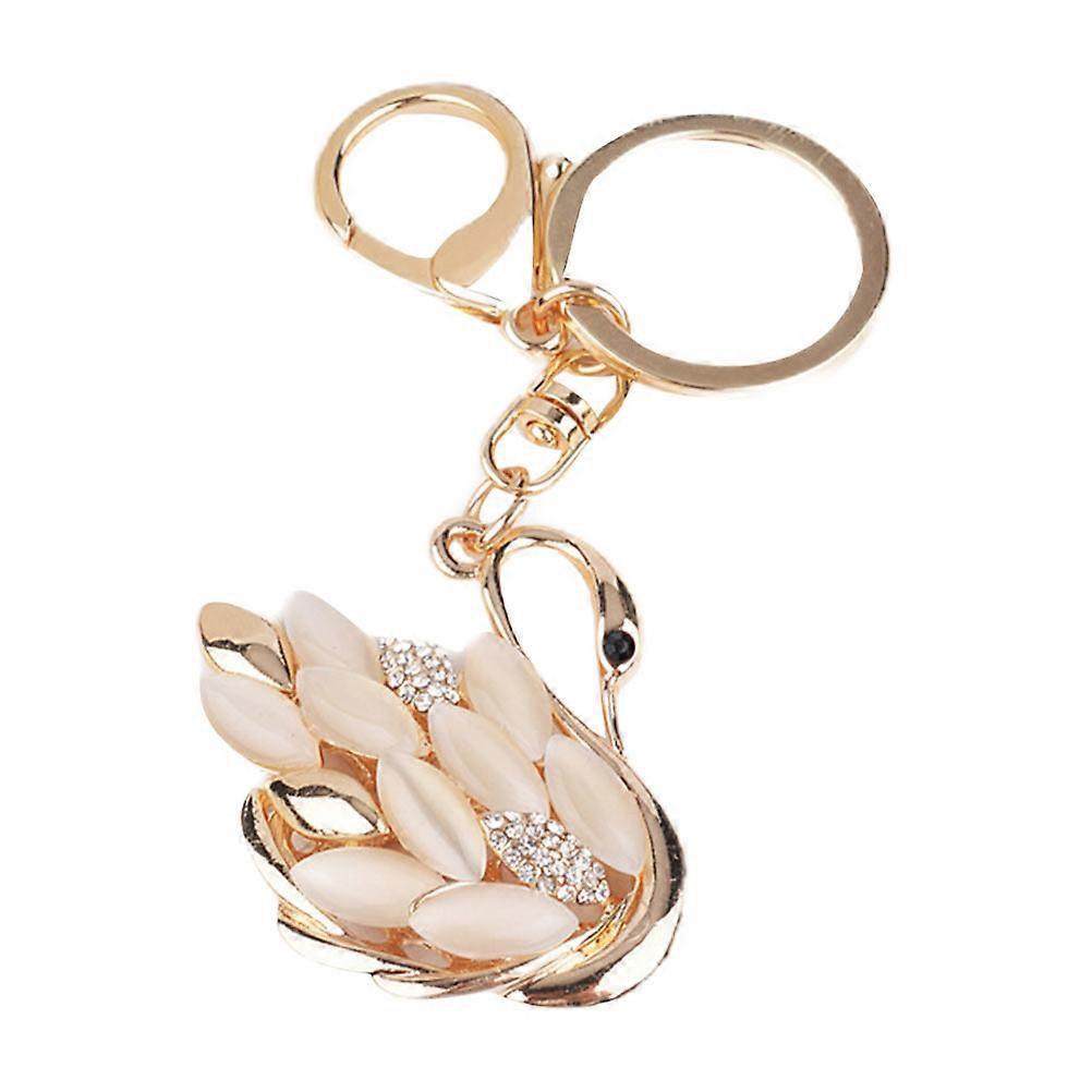 It looks like your message got cut off, but complete or refine your product description or title for a **Lovely Swan Shaped Key Chain Pendant**.