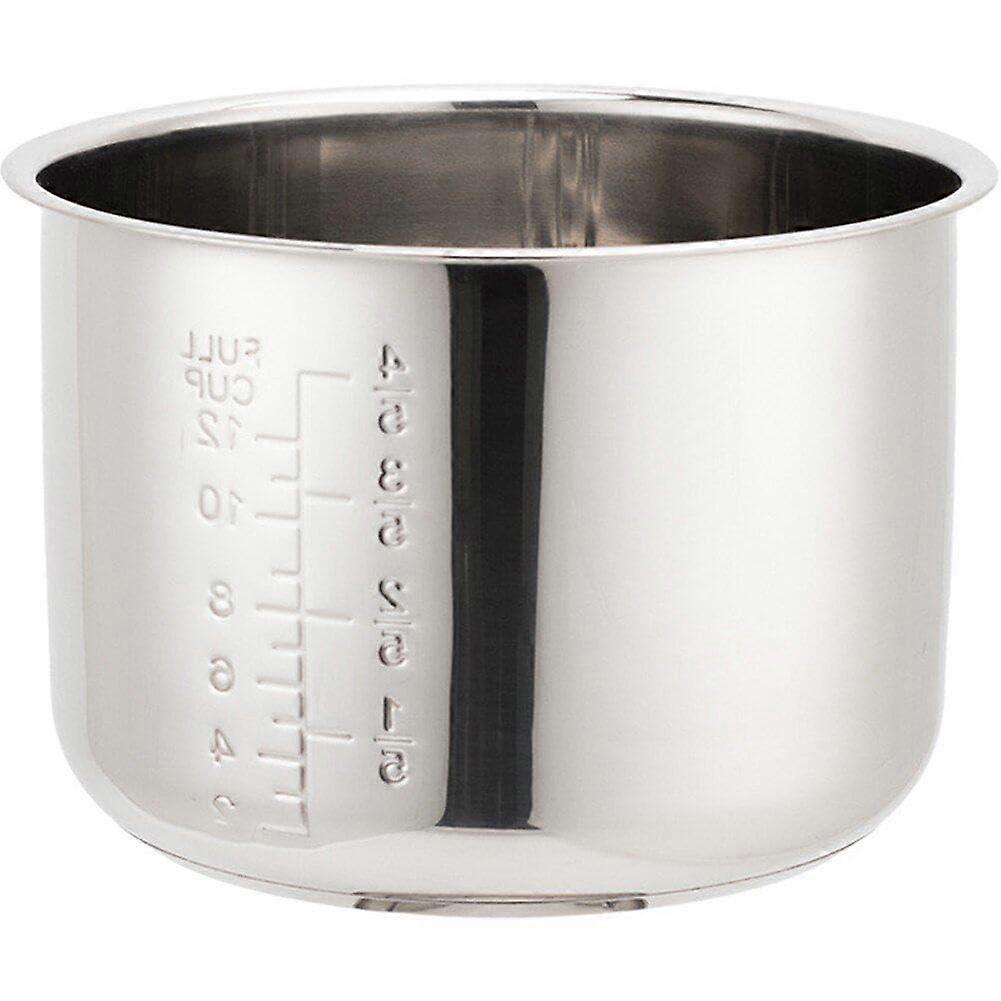 Rice Cooker Insert, Stainless Steel, NonStick Coating, Pot Replacement
