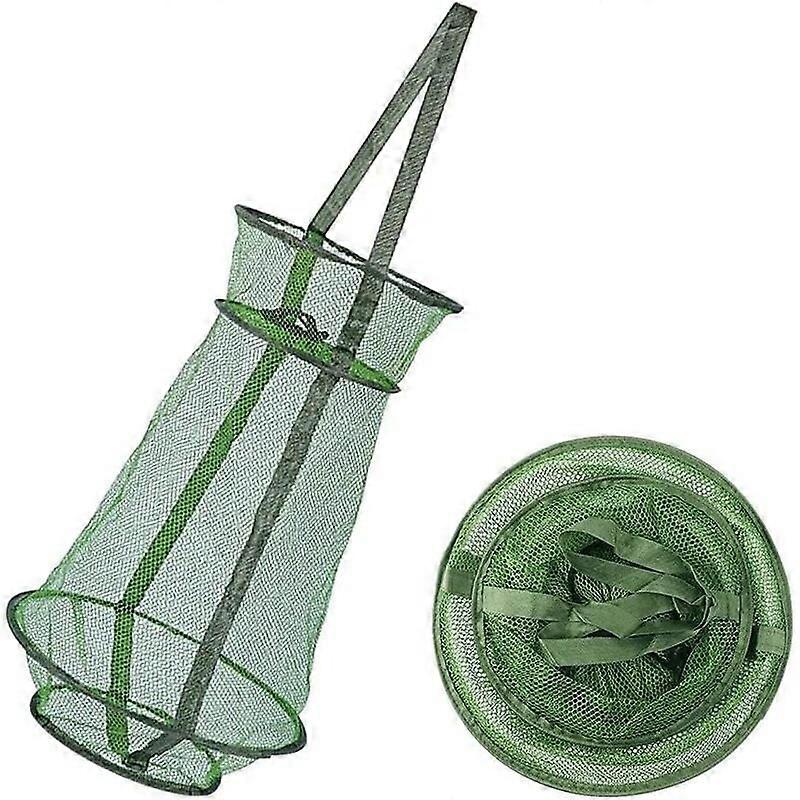 Fishing Net - 55 * 33cm, Fishing Net Trap for Catching All Species of Fish, Crayfish (Green)