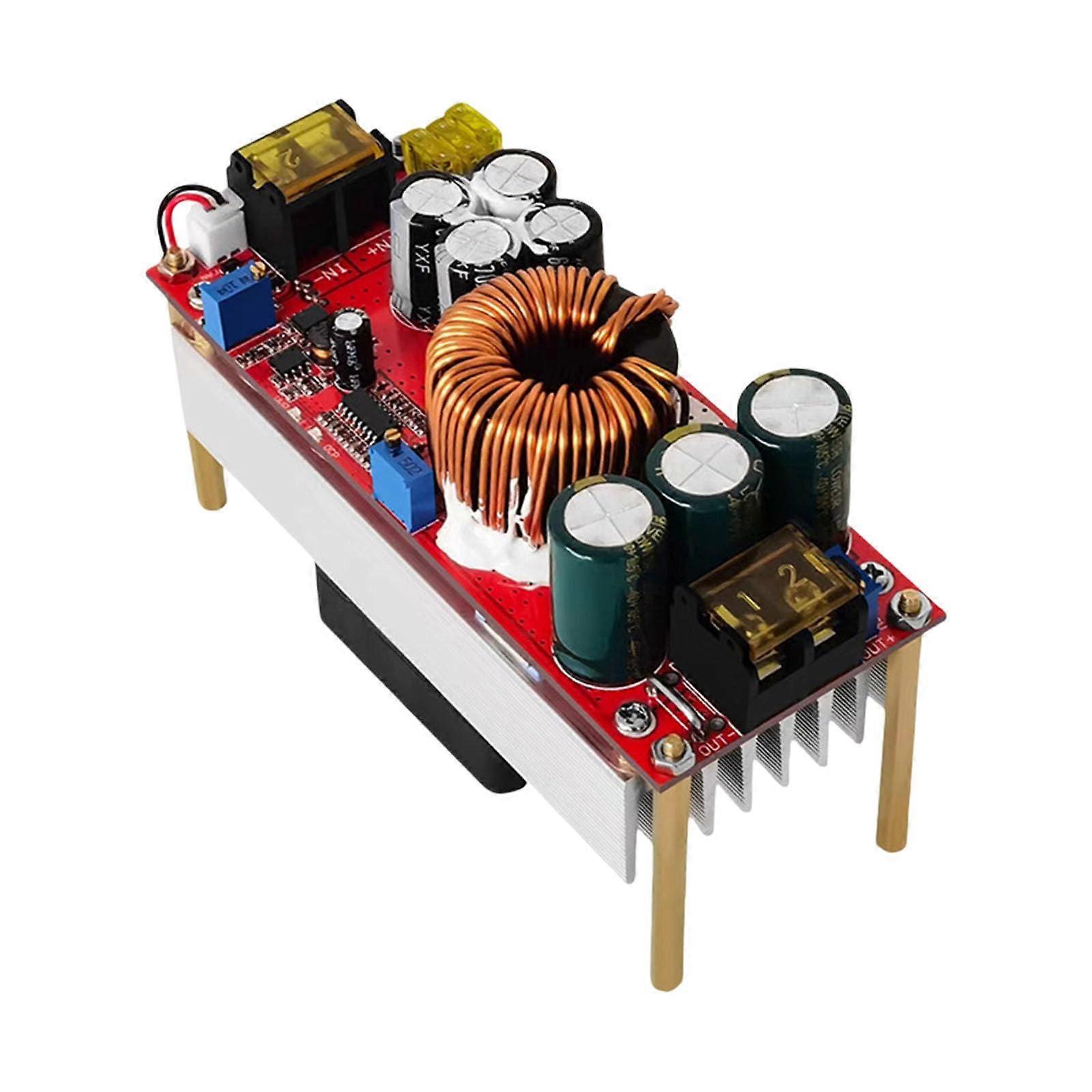 Buck Converter Power Supply Module, 1500 W, 50 A, adjustable, constant voltage/current, ideal for laboratory test projects