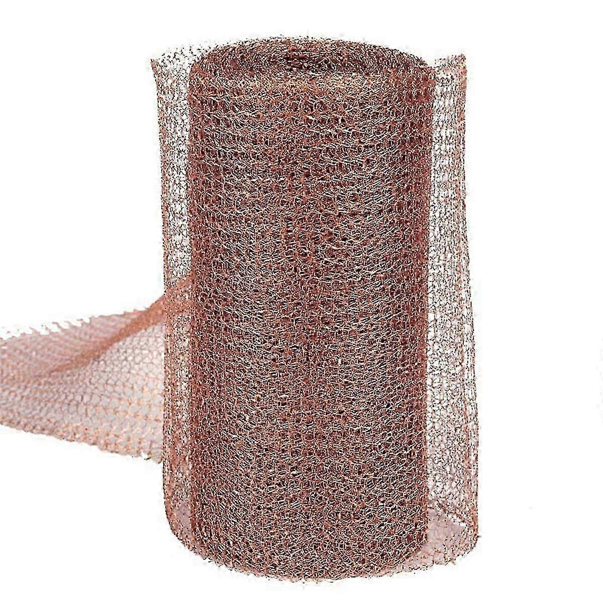 Rodent Control Kit with Copper Mesh, 5 Inch X 35ft Rustproof Wool Blend, DIY Hole Filler Tool for Mice