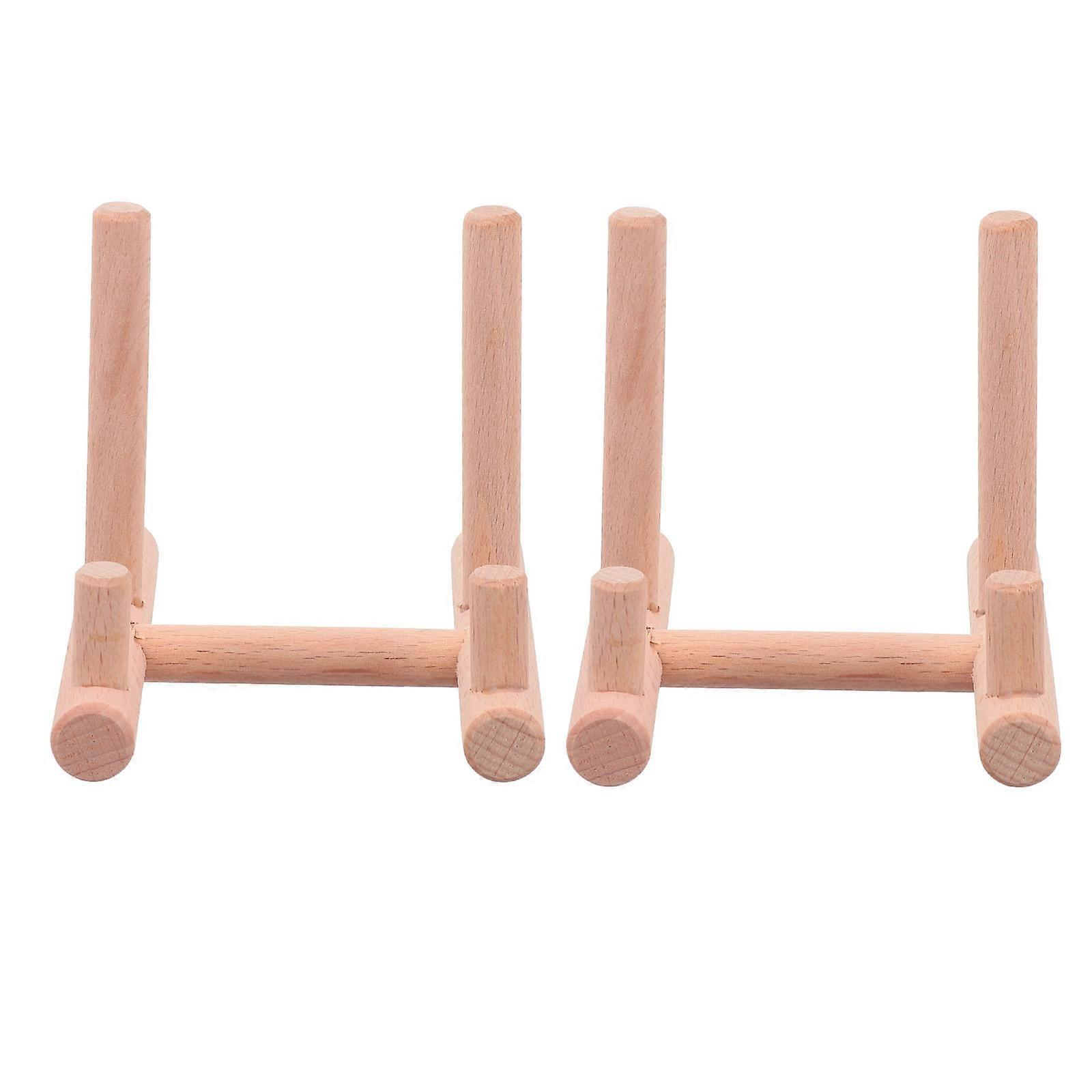 Chocolate Synthetic Storage Racks for Lightweight Items Great for Displaying Small Items 2 Pieces