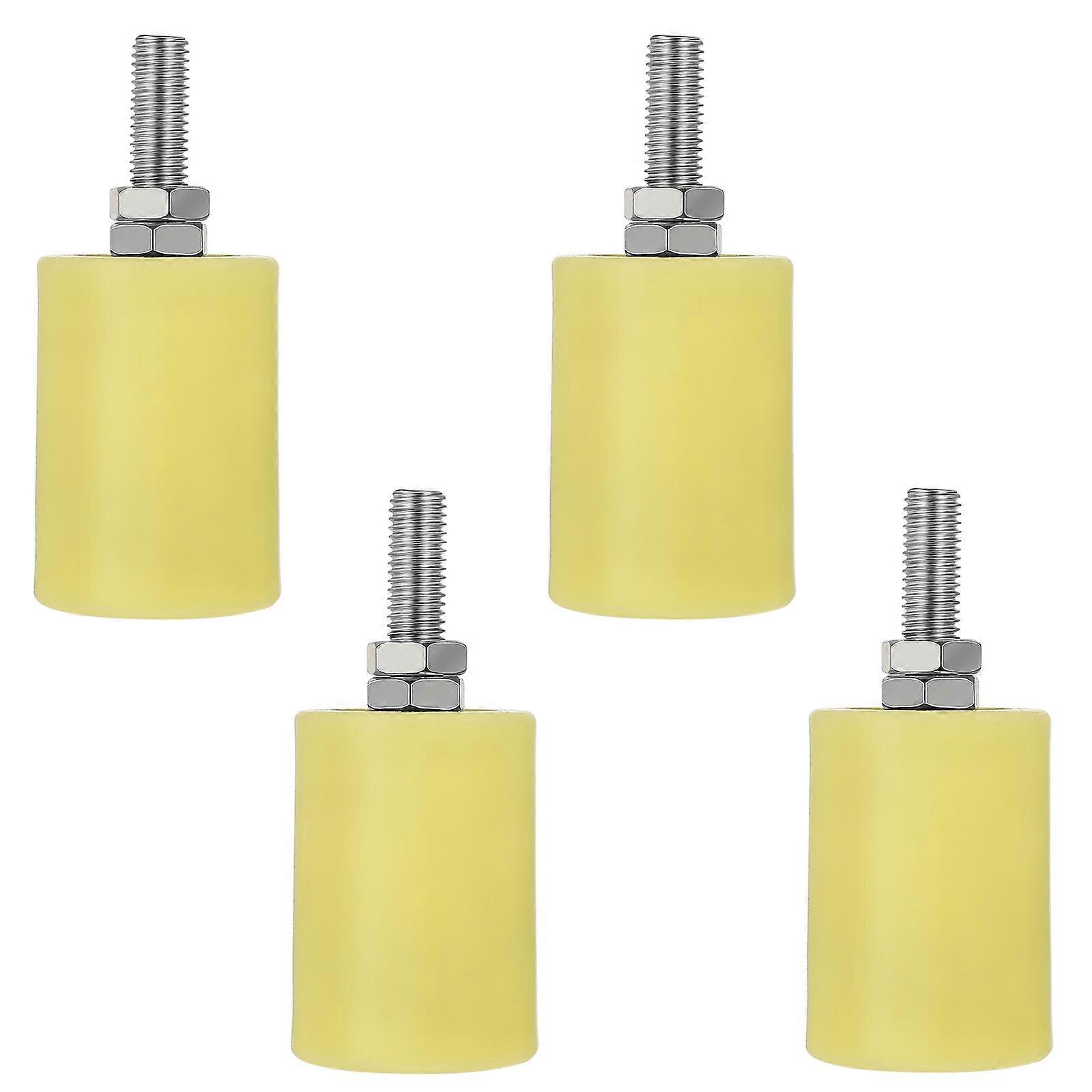 Slide Gate Roller Assembly Nylon Heavy Duty Gate Guide Rollers 4Pcs
