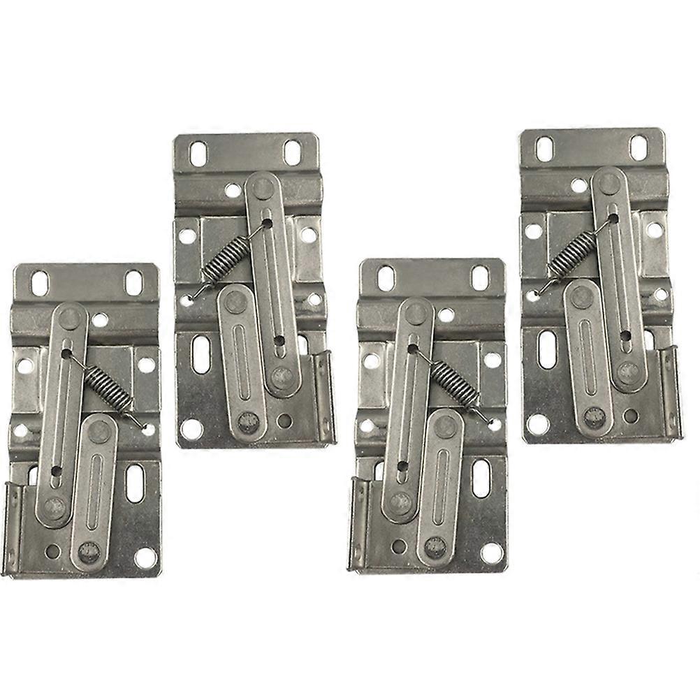4pcs Spring Hinge for Drop Leaf Support – Durable Hardware for Cabinets, Sink Bases, Lockers, and Bookcases – Easy Installation