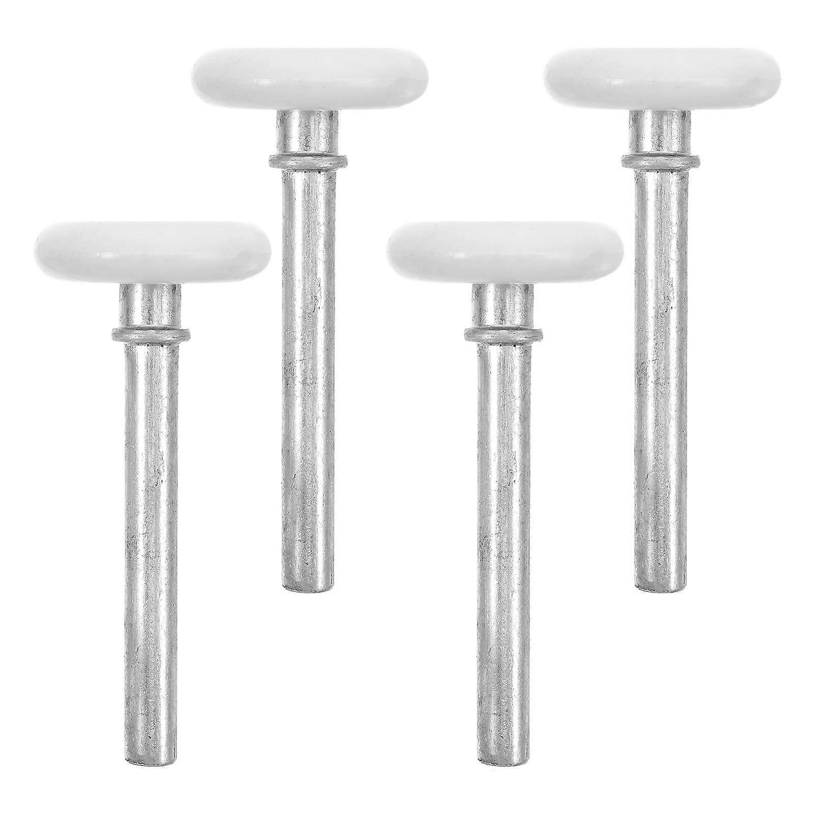 4pcs Nylon Garage Door Rollers with Ball Bearings for Quiet, Smooth Operation and Enhanced Durability