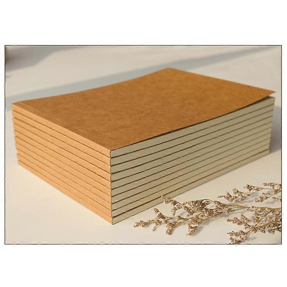 Kraft Paper Notebook Light Brown for Writing Use Versatile Notepad