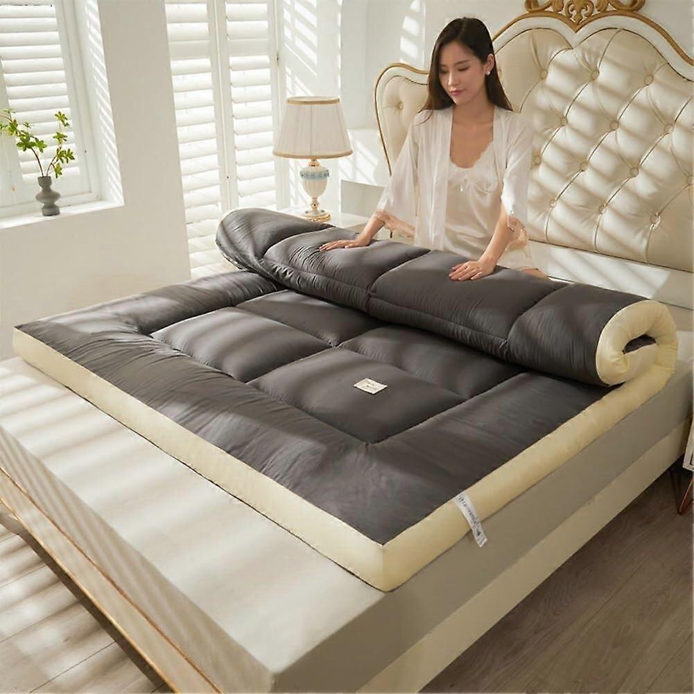 Japanese futon mattress, super soft, foldable, sleeping mat for dormitory and camping, 4 pieces, 120x200cm.