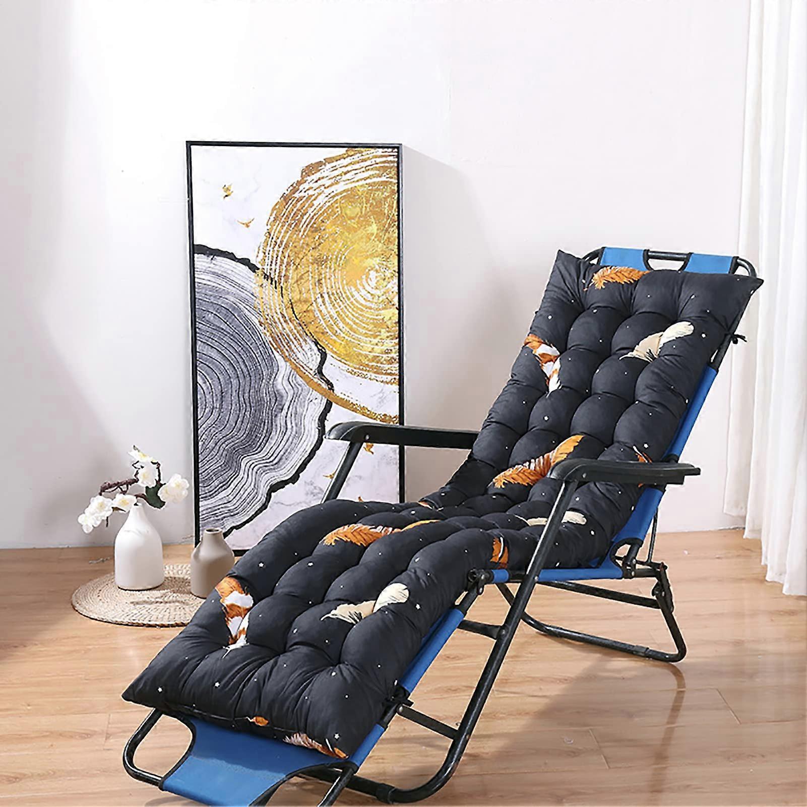 Outdoor sun lounger cushions for patio chairs, garden benches, 48 cm x 158 cm