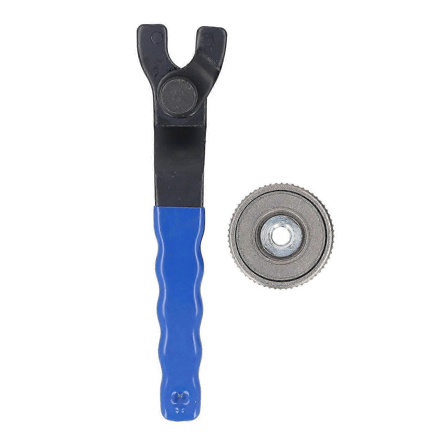 Angle Grinder Wrench Set Portable Adjustable M10 Grinder Spanner Wrench and Lock Plate