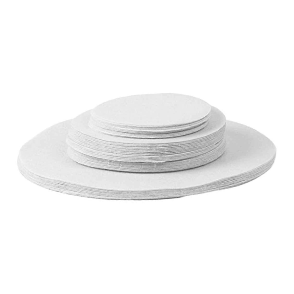 Round Coasters And Placemats Set Of 48 Grey