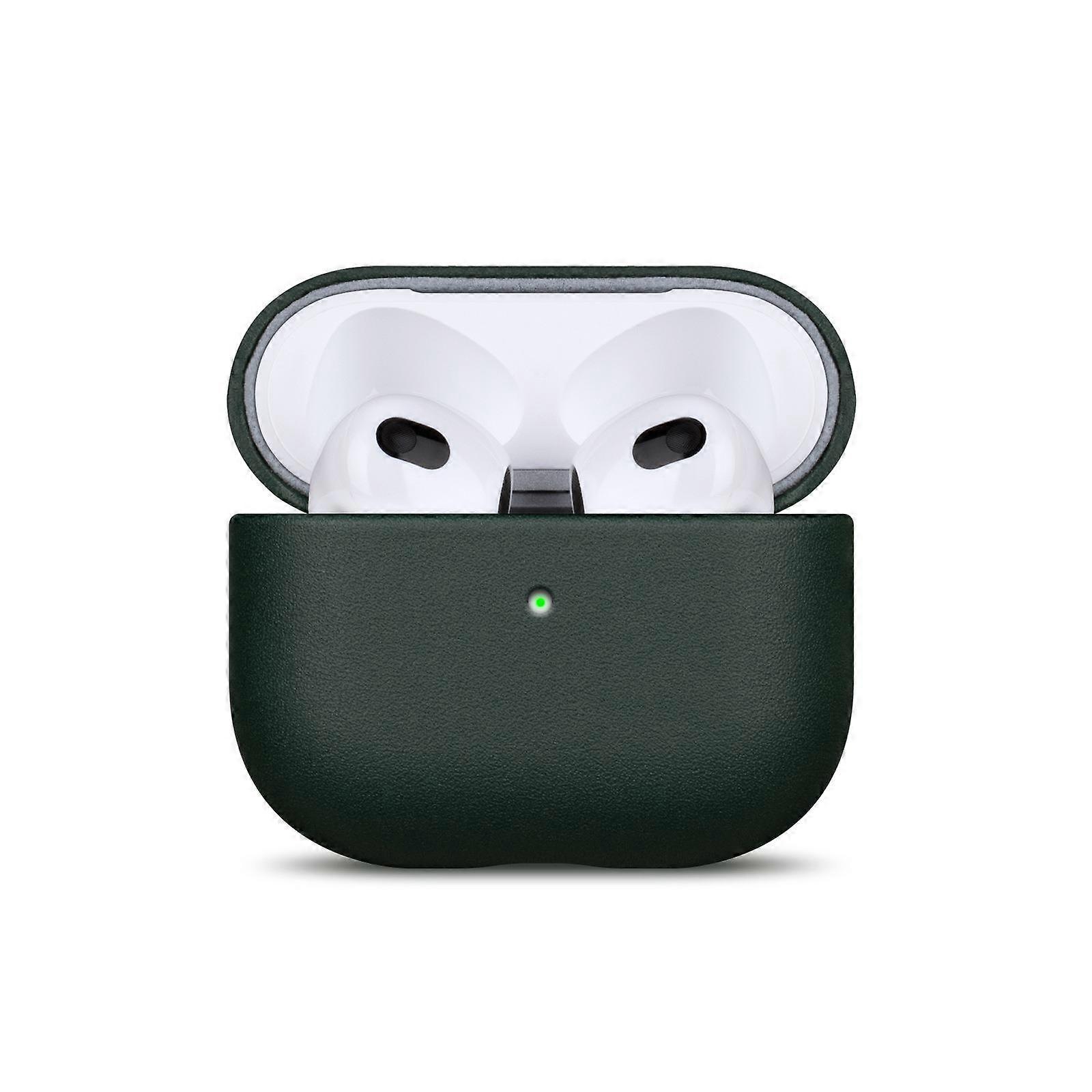 Full-grain Leather Earbuds Protective Case