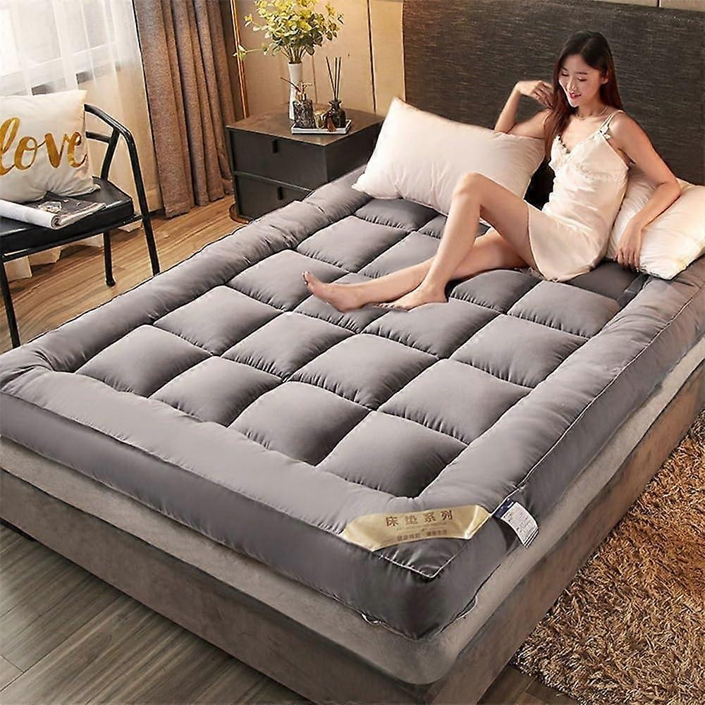 Folding Futon Mattress, Thick Twin/Queen Floor Mattress, Portable Futon Floor Bed