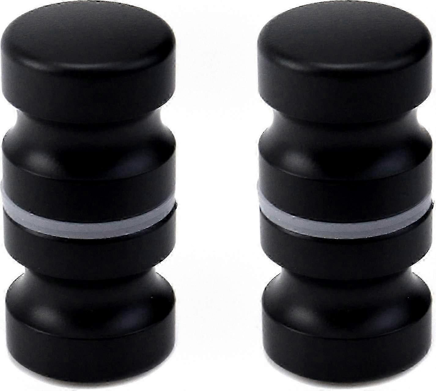 2pcs Black Bathroom Pull Handles, Suitable for Shower Glass Door Knobs, Back to Back Knobs for Shower Doors.