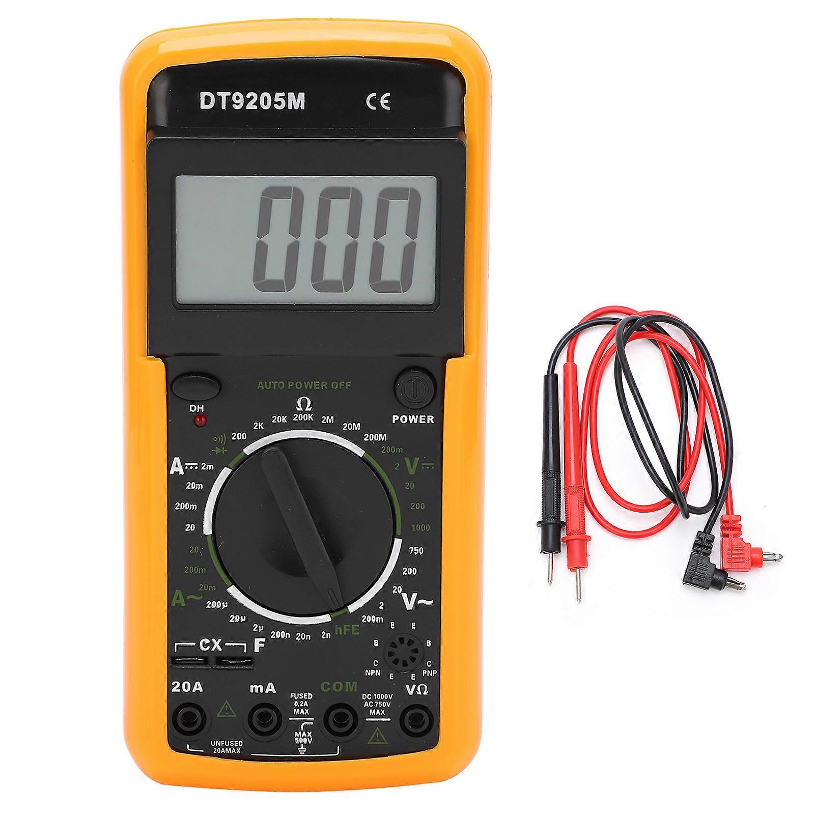 DT9205M Digital Multimeter Current Voltage Resistance Capacitance Meter for Equipment Maintenance