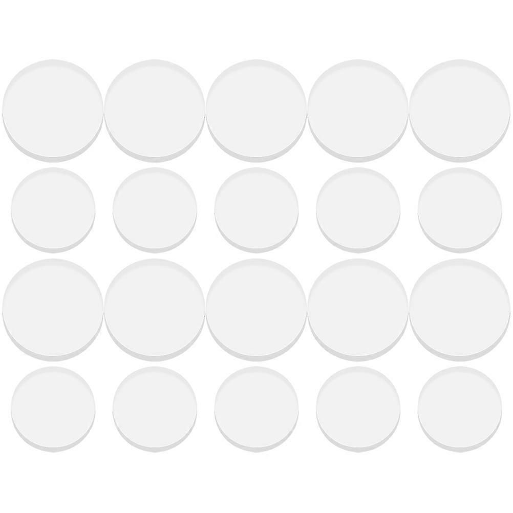 Table Bumpers Furniture Protector Pads Suction Fix Glass Countertop 2.50X0.30X0.30cm 20Pcs
