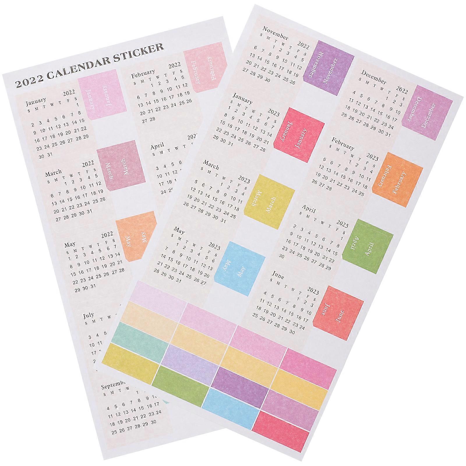 Daily Plan Stickers Diy Planner Tabs Notebook Office File Adhesive Paper Schedule Sticker 10 Sheets