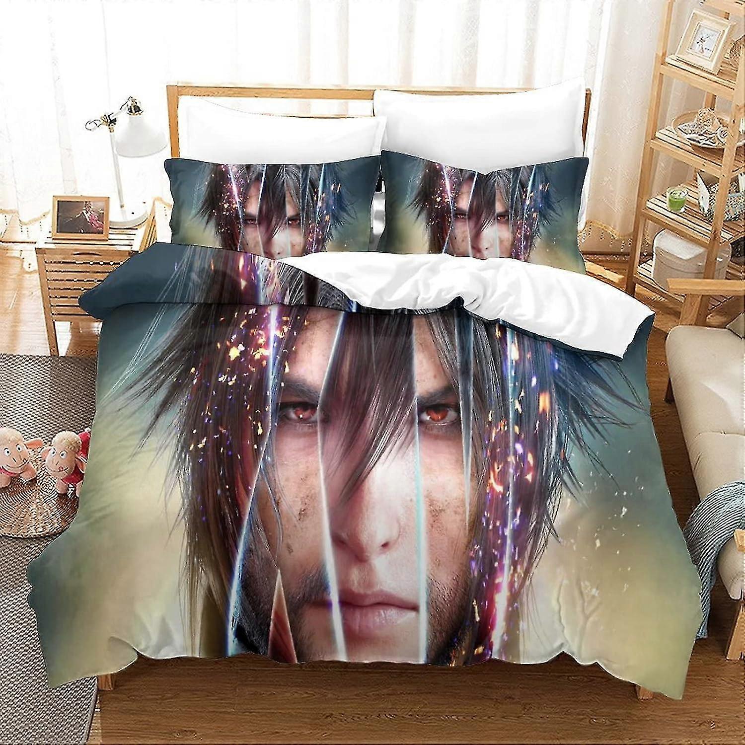 3-delad animerad tryckt mikrofiber dragkedja påslakan sängkläder för vissa märken