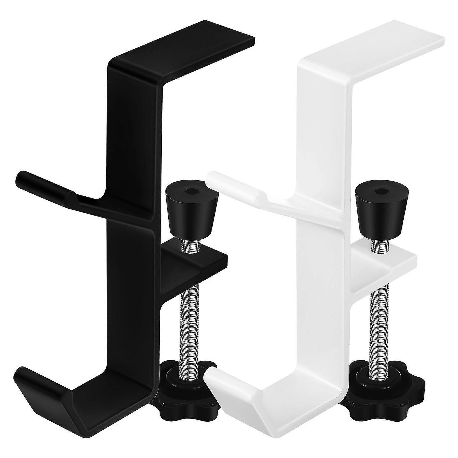 Here's a polished and professional product description for your **2pcs Desk Hook For Bag Sleek Handbag Hangers With Locking Mechanism**:
**2 Pack
