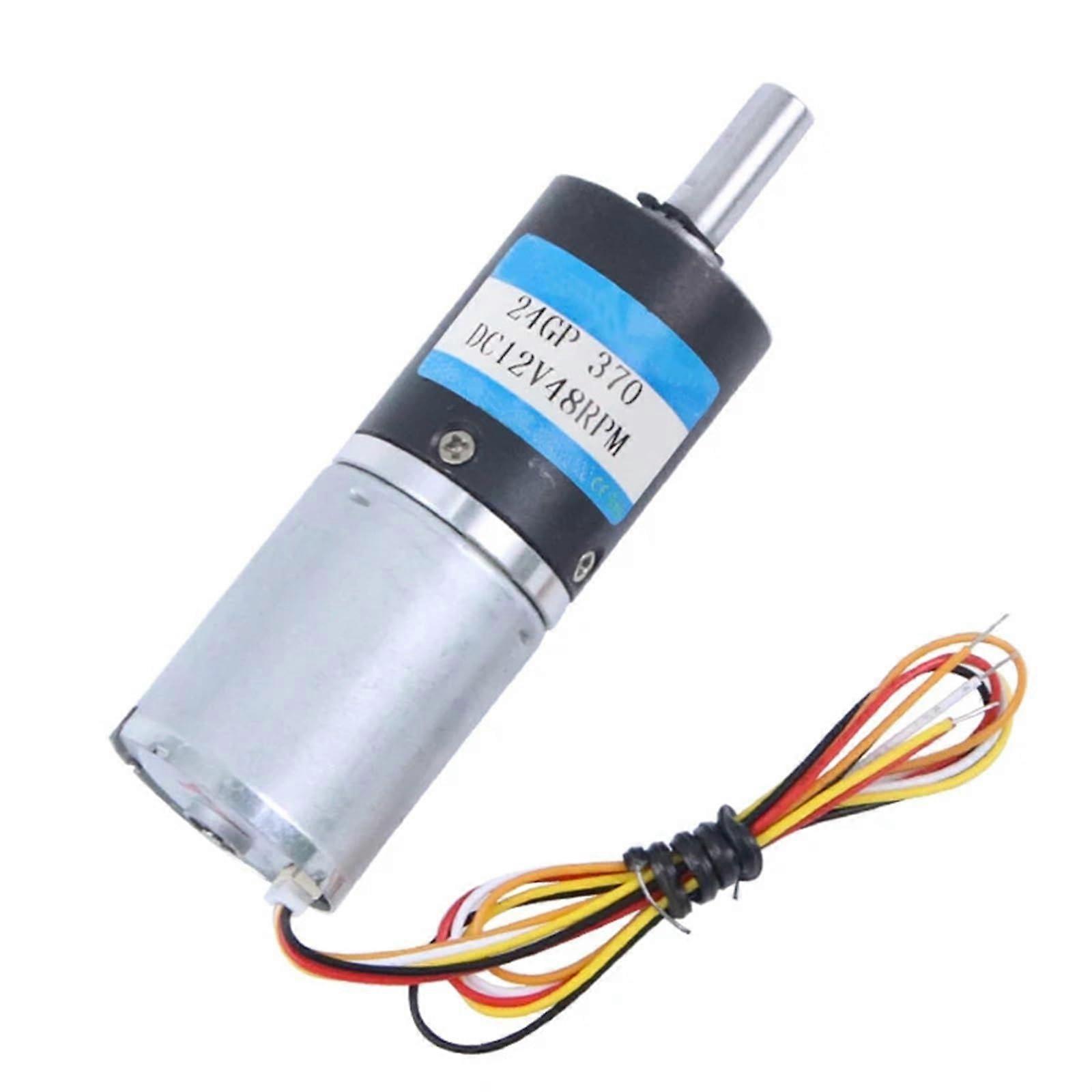 24GP-2430 Brushless DC Micro Motor With Planetary Gearbox, 40-1200 RPM, 12/24 VDC, 4 Mm Shaft, 1 Unit, 12 V 9 RPM Output