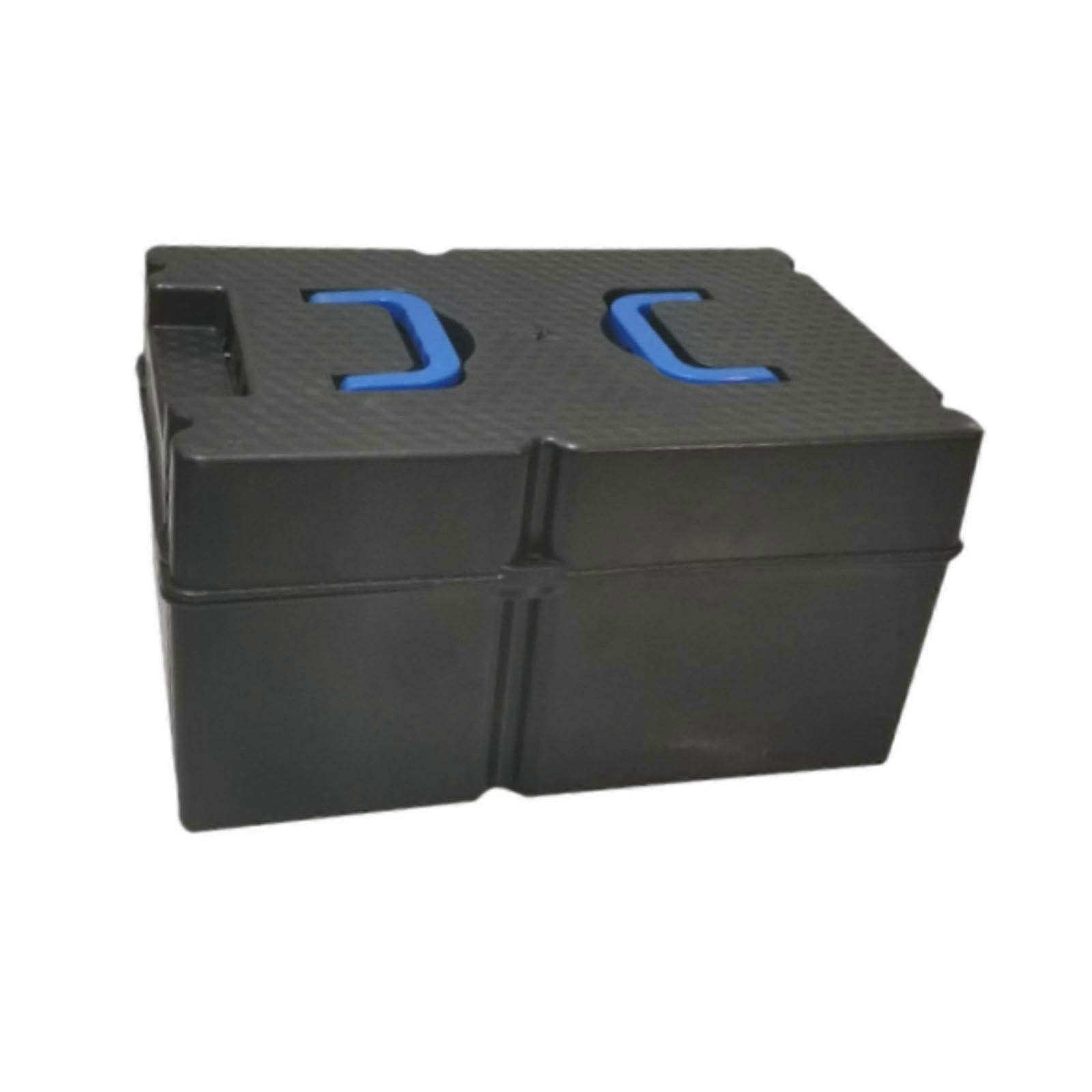 Electric Bicycle Battery Box Battery Holder Dustproof Professional with Handle Carry Bag Battery Storage Box for Tricycles Style B