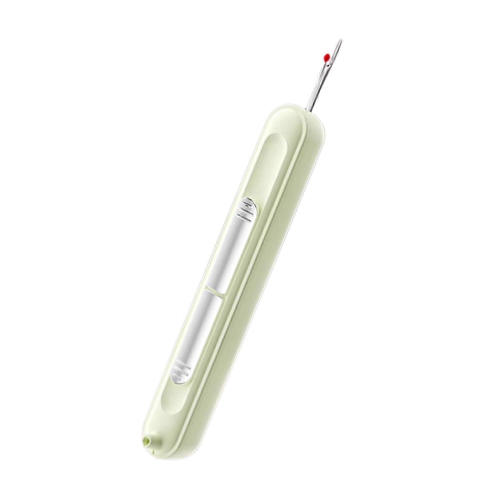 Nahttrenner 2-in-1 Ergonomic Seam Ripper Tool for Thread and Embroidery Removal, Spring Green Color