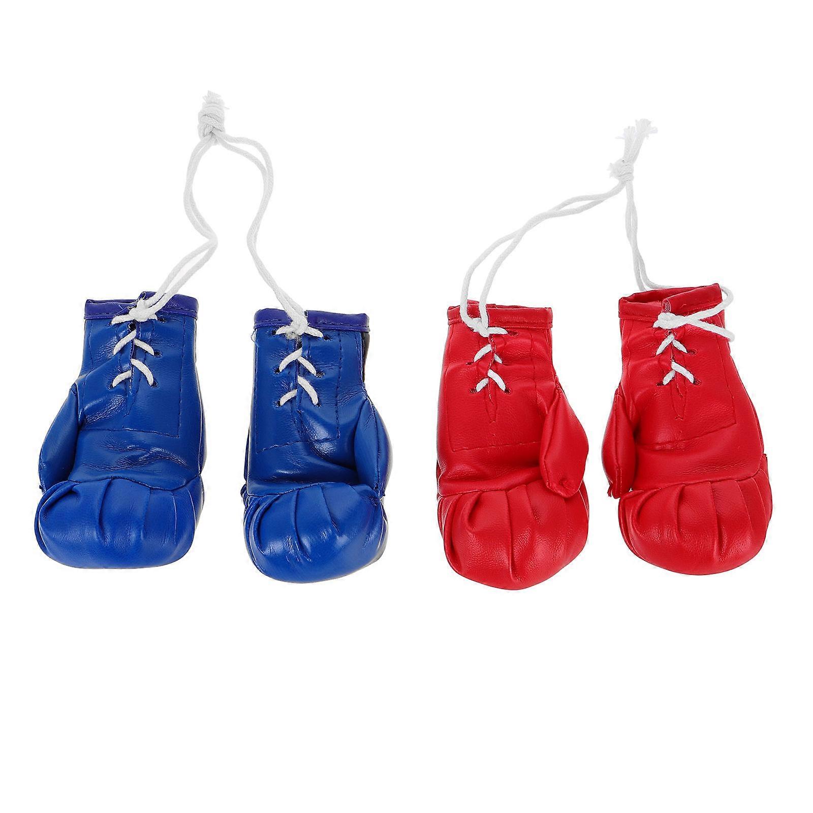 4pcs Mini Boxing Gloves Pendant Realistic Decoration for Party Favors, Keychain for Home, Fitness Enthusiasts