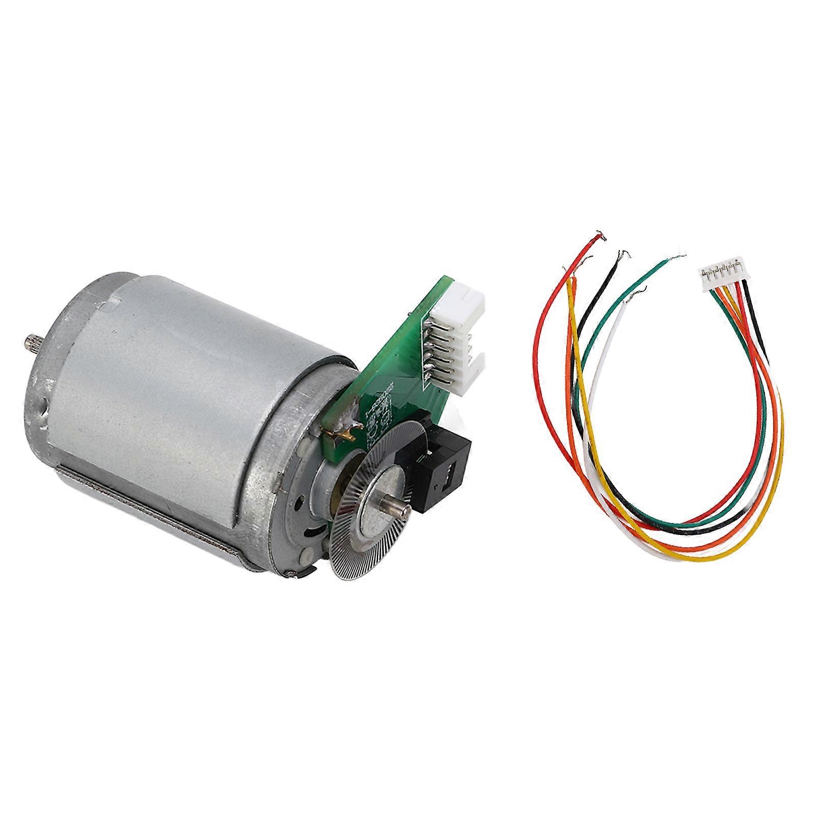 385 DC Motor 96 Line Code Photoelectric Encoder AB Phase Brushless DC Permanent Magnet Motor DC12V