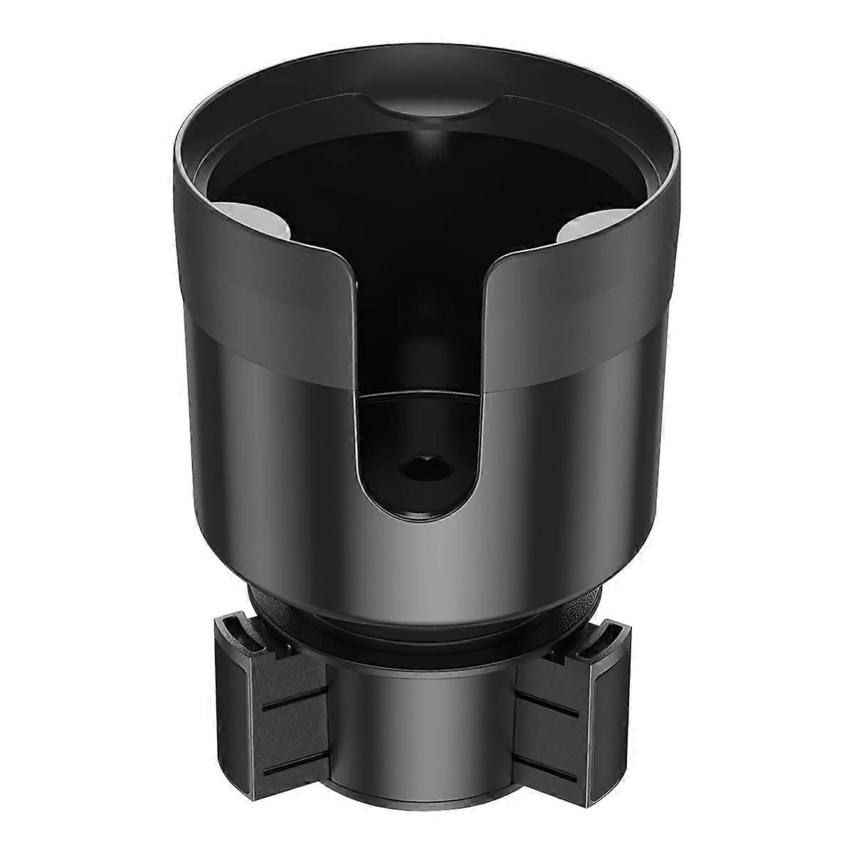Car Cup Holder Expander Adapter with Adjustable Base for Coffee Mugs, Drink Cans, and Water Cups - Universal Fit